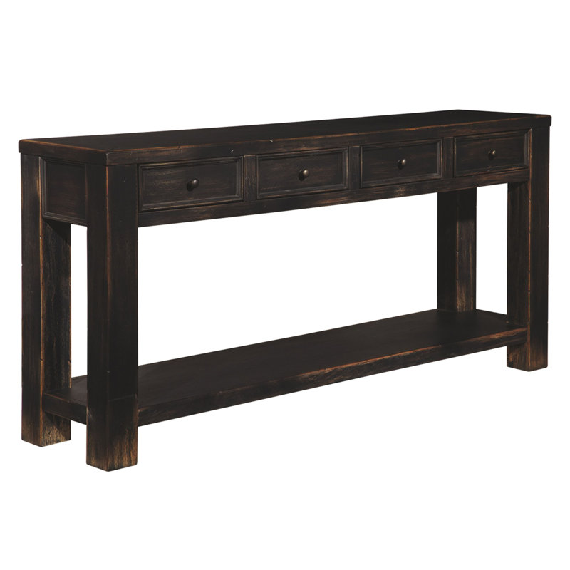 Gracie Oaks Almedacheatham 64'' Solid Wood Console Table Wayfair